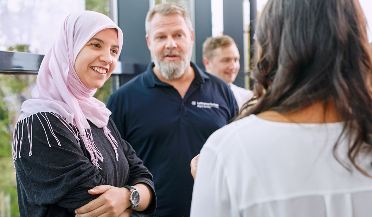decorative image of group of diverse employees